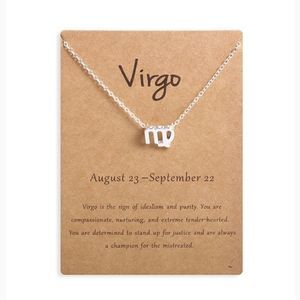 Virgo Silver Pendant Necklace NWOT
